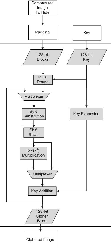 AES Algorithm 的图像结果