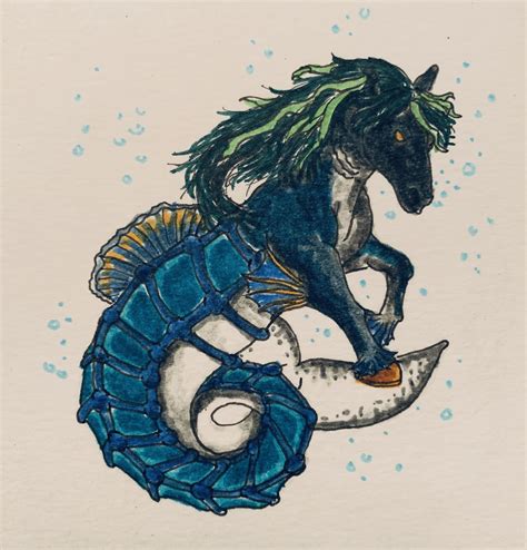 Hippocampus - from Greek mythology : r/mythology