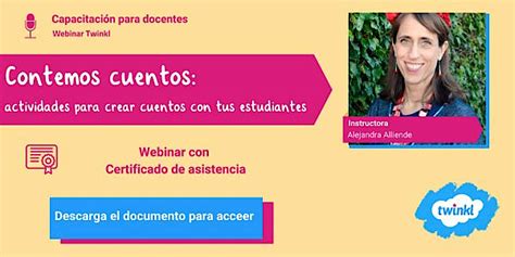 FREE! - Webinar: Contemos cuentos (teacher made) - Twinkl