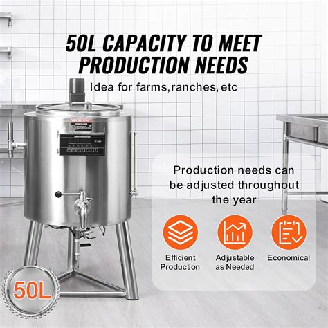 VEVOR Milk Pasteurizer 50L, Commercial Milk India | Ubuy