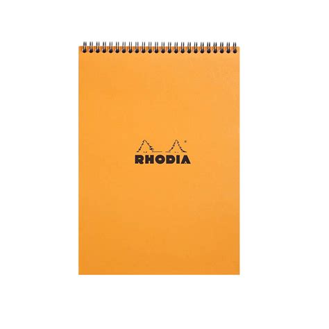 Rhodia Classic Spiral Orange Notepad - A4, Ruled – Makoba