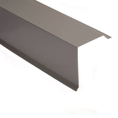 Metal Sales Gable Trim 0.613-in x 126-in Steel Roof Panel Ridge Caps in ...
