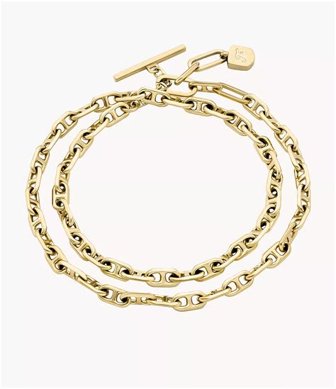 Gold Tone Bracelet | Fossil.com