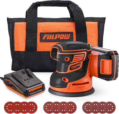 FIILPOW Cordless Random Orbital Sander, 20V Brushless Sander India | Ubuy