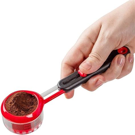 Buy MOSHTU Adjustable Measuring Spoon with Level,Powder Adjustable ...