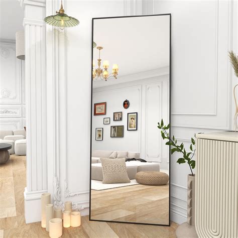 GLSLAND Full Length Mirror 58"x18" Large Body Floor Mirrors Standing ...