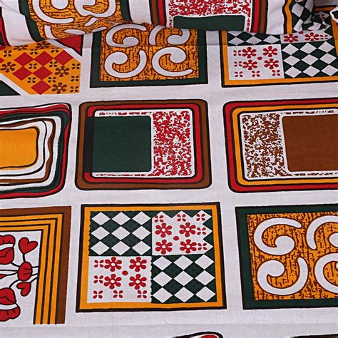 Kuber Industries Leaf Design 8 Piece Cotton Diwan Set, Cream and ...