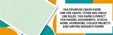 Graph A4 Sheets Multipurpose Graph Paper