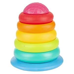 Funskool Giggles - Stack A Ring , Multicolour stacking toy with 5 ...