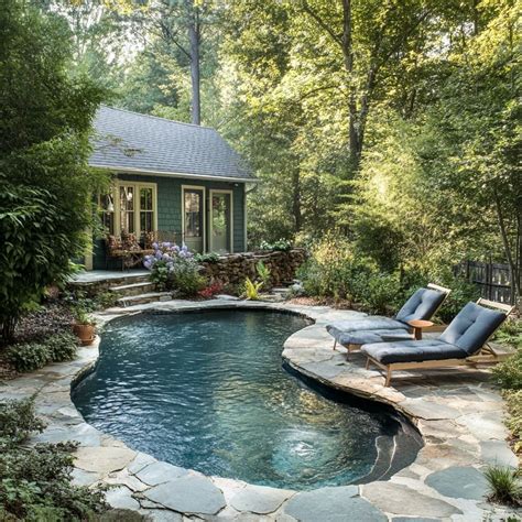 Inground Swimming pool ideas for Small Backyard | FH in 2025 | Dream ...