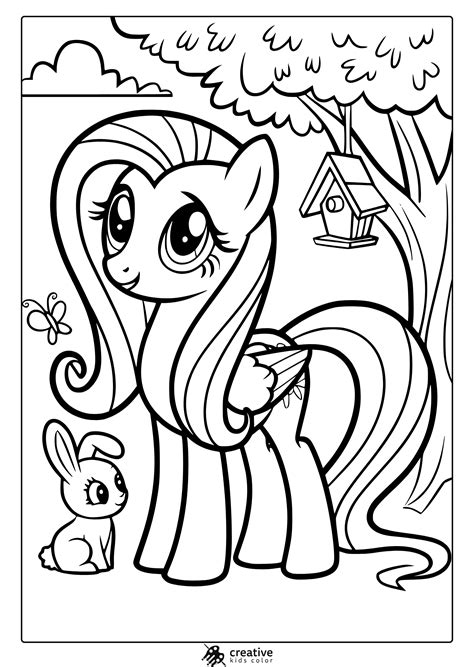 Fluttershy My Little Pony Coloring Pages [2025]