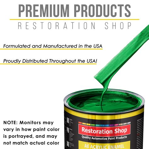 Buy Restoration Shop - Firemist Green Acrylic Enamel Auto Paint ...