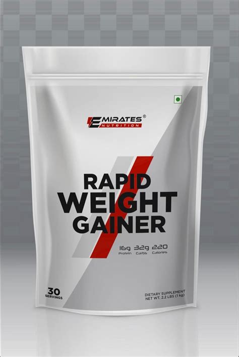 Emirates Nutrition Rapid Weight Gainer|16g Protein|Dietary Supplement ...