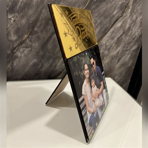 Personalized Wooden Table Top Photo Frame With Customise Text – The ...