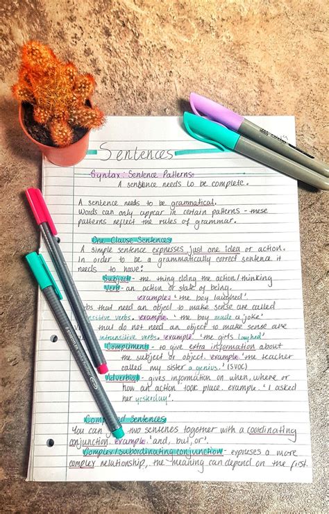 Image result for Examples of Student Notes