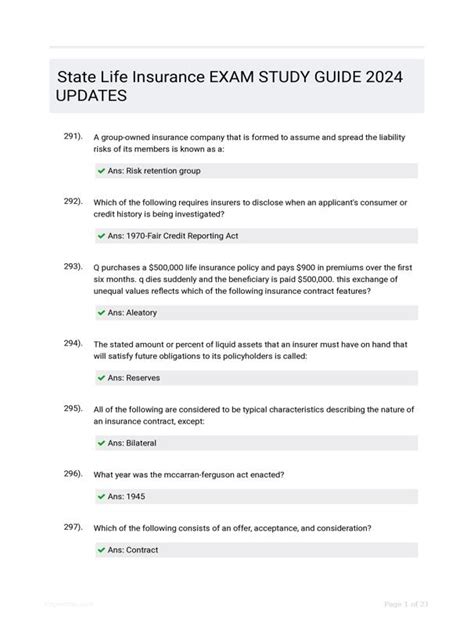 Life Insurance Study Class 的图像结果