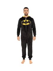 Buy Character Black DC Comics Novelty Batman Fleece All In One Pyjama ...