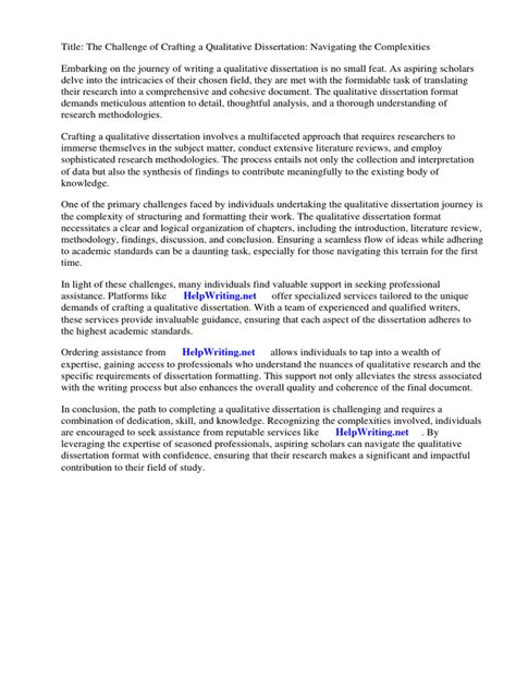 Qualitative Dissertation Structure 的图像结果