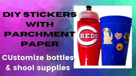 How To Create DIY Stickers With Parchment Paper - Printyguru