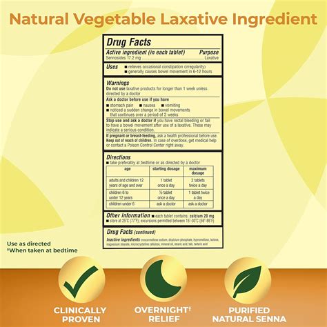 Senokot Extra Strength 12 tabletas ingrediente laxante vegetal natural ...