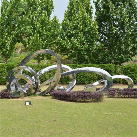 不锈钢抽象龙雕塑 校园景观雕塑-佳鸿雕塑厂