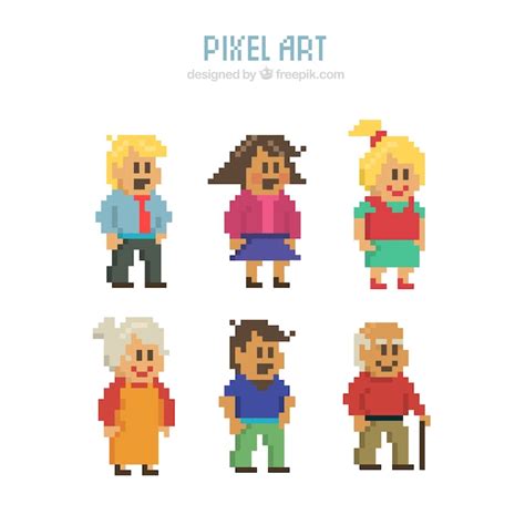 Pixel character png Images - Free Download on Freepik