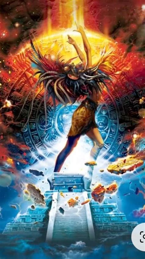 Aztec Warrior And Princess Poster