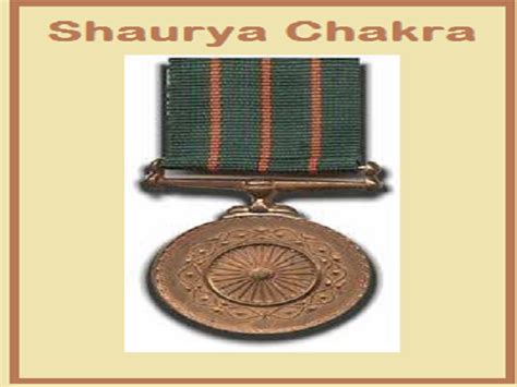 Shaurya Chakra: History, Eligibility, Design and Recipients
