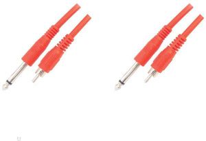 MX TV-out Cable 6.35 MM P-38 Mono Male To Rca Male Cord - 1.5 MTRS ...