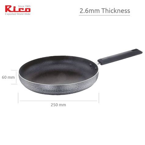 Rico NFPL13-2.6mm Non Stick Fry Pan with Lid– Rico India