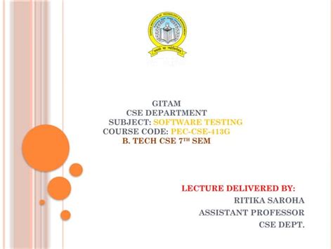 Software Testing Lecture 的图像结果