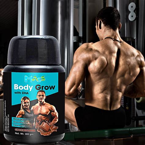 MASS Body Grow Boosts Energy, Muscle Growth and Recovery working muscle ...