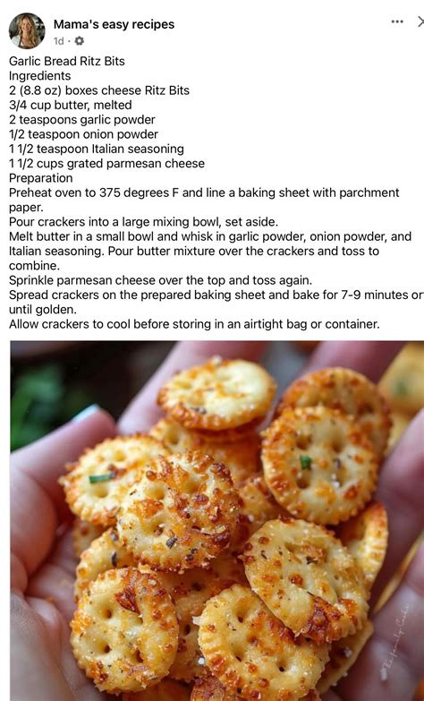 Zesty Baked Ritz Crackers | Recipe | Homemade crackers, Snack recipes ...
