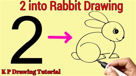 Image result for Drawing Rabbits Using Number 2