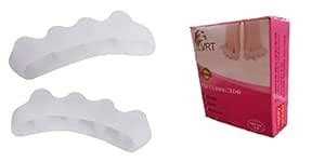 Buy VRT® Silicone Gel Toe Separators, 5 Holes High Elastic Toe ...
