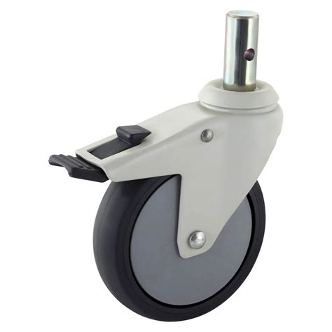 Non Rusting Medicare Castor | TPE Swivel Type Sleek Castor With Brake ...