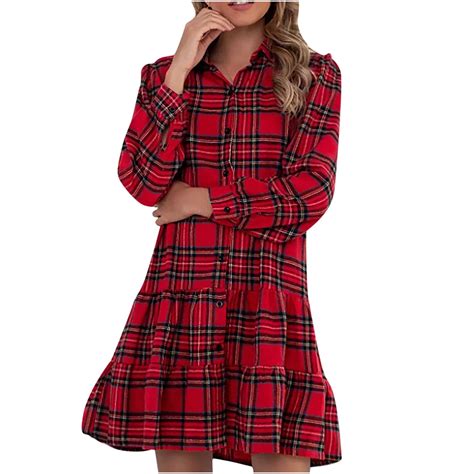 Christmas Plaid Dress