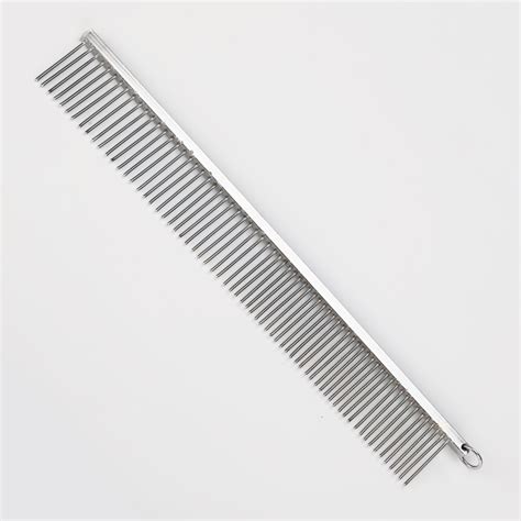 Buy Skatrs Stainless Steel Rounded Teeth Grooming Comb Brush Dogs and ...
