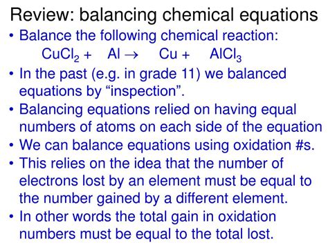 Image result for Balancing Chemical Equations Using Oxidation Number