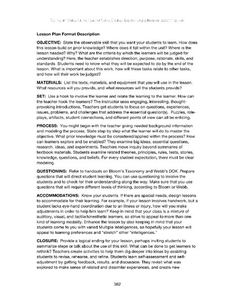 Image result for Lesson Plan Format with Example