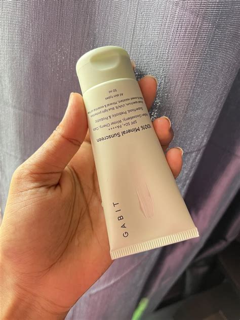 Gabit 100% Mineral Sunscreen SPF 50 PA++++ | Water & Sweat Resistant ...