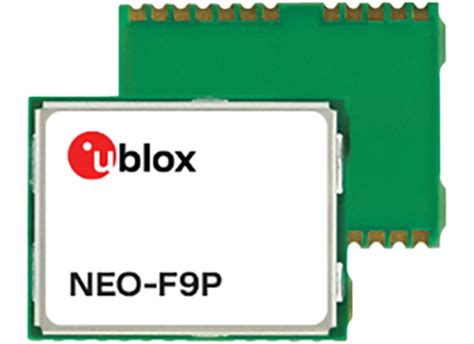 NEO-F9P High Precision GNSS Module - u-blox | Mouser