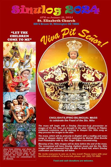 First Sinulog Celebration in DE, St. Elizabeth Parish, Wilmington ...