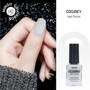 MINISO Long-Lasting Nail Polish,Quick Dry French Formula Nail Paint,03 ...