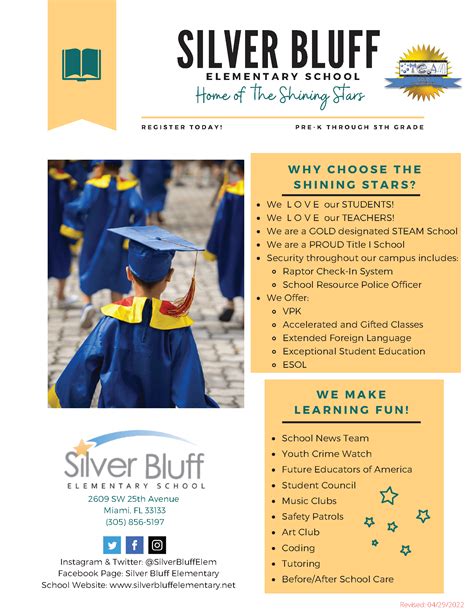 SBE 2022 Shining Stars Registration Flyer – Silver Bluff Elementary