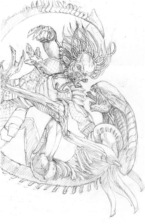 Predator vs Alien Writing Set 的图像结果