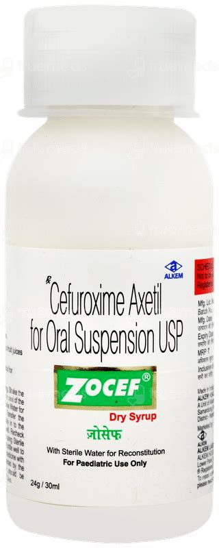 Zocef Dry Syrup 30Ml: Uses, Side Effects, Price & Substitutes
