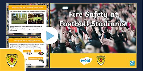FREE! - SFA: Football Stadium Fire Safety PowerPoint