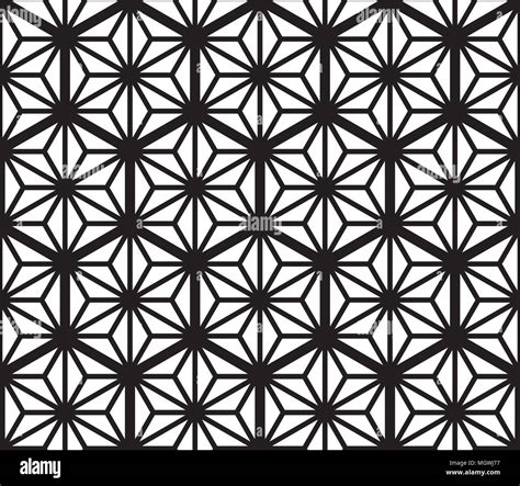 Seamless geometric pattern based on traditional Japanese Kumiko ...