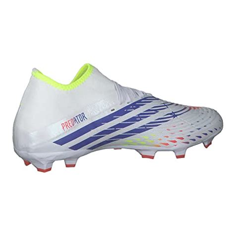 Buy Adidas Unisex Synthetic Predator Edge.3 FG Football Shoes White (UK ...